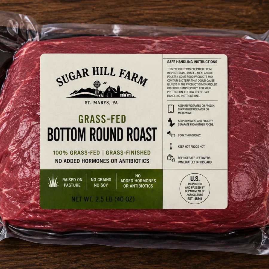 Grass-Fed Bottom Round Roast
