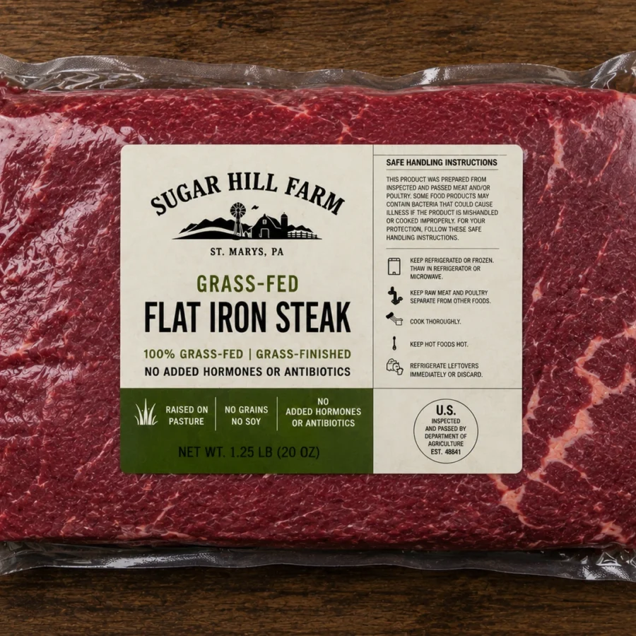 Grass-Fed Flat Iron Steak